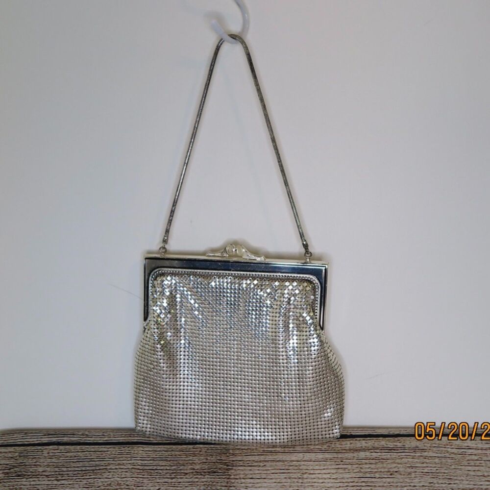 Vintage OROTON Silver Metal Mesh Handbag Pre-owned